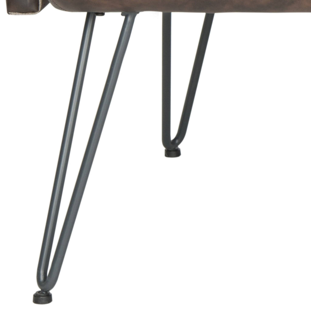Antique Brown Settee X39897