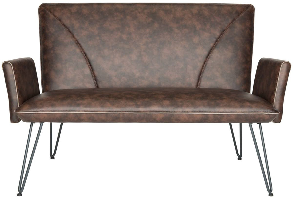 Antique Brown Settee X39897
