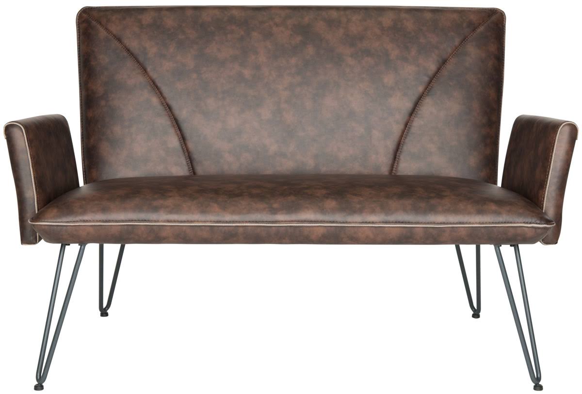 Antique Brown Settee X39897