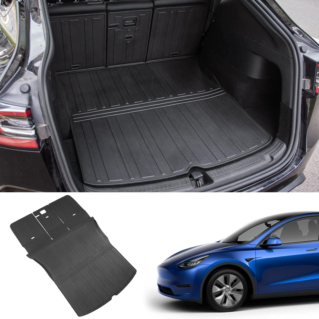 TPE Cargo Mat with Backrest Mat for 5-Seater 2020-2022 Tesla Model Y V437