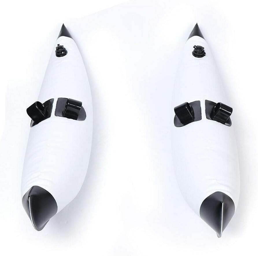 Kayak Outrigger Stabilizer PVC Inflatable Pontoon Fishing Float Tube Kit, Pack of 2 K19813
