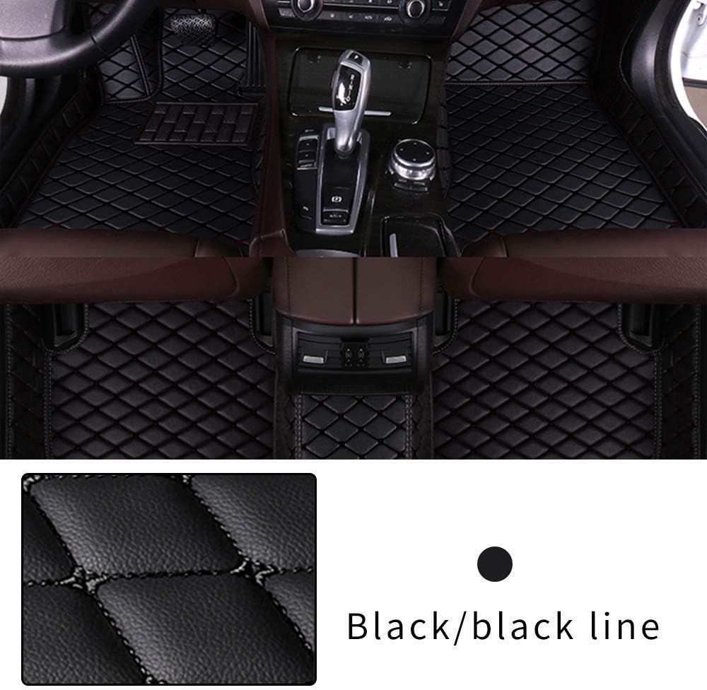 Black XPE Leather Full Coverage Car Floor Mat M493