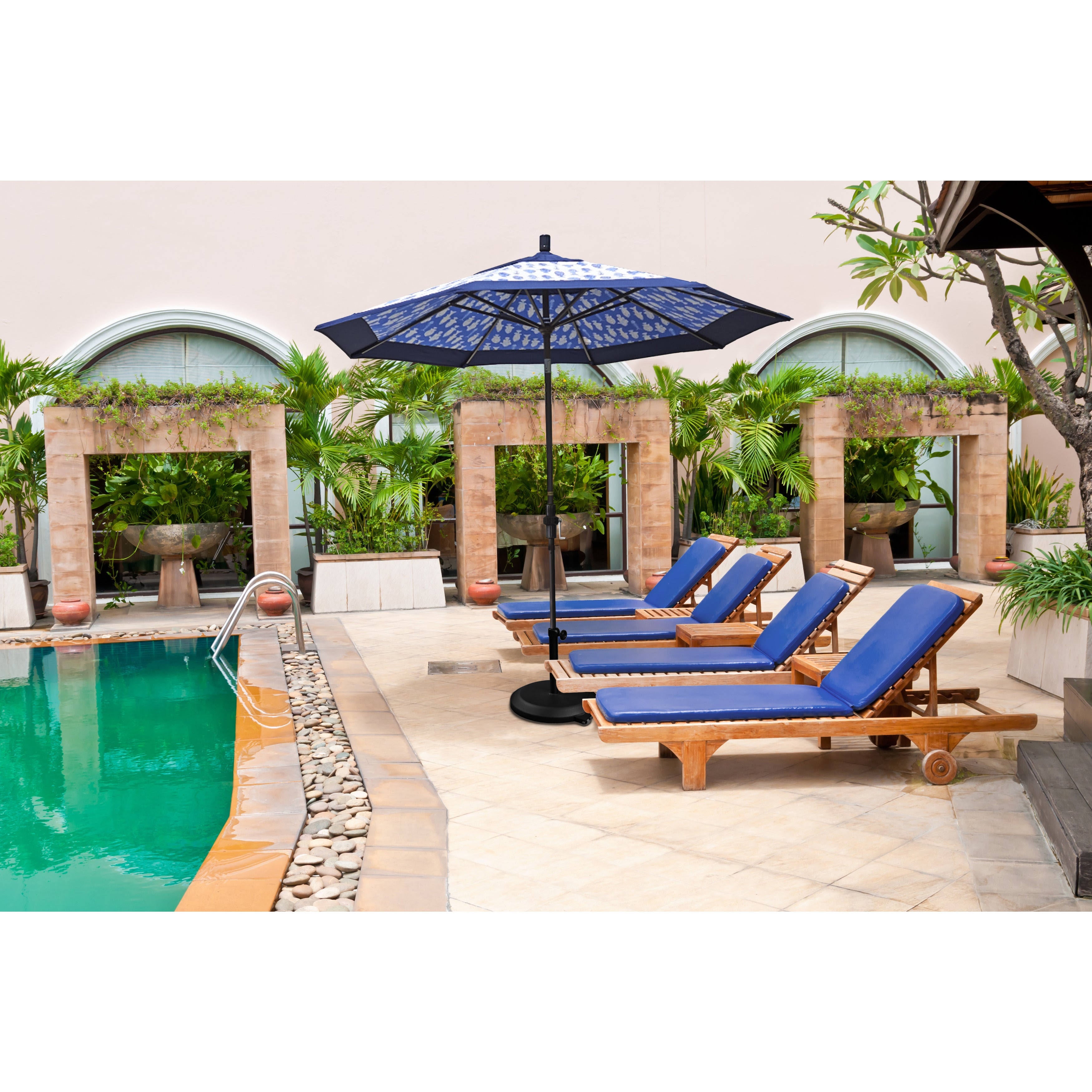 Black Aluminum Market Umbrella N554300