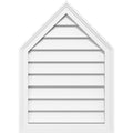 Peaked Top Surface Mount PVC Gable Vent G102547
