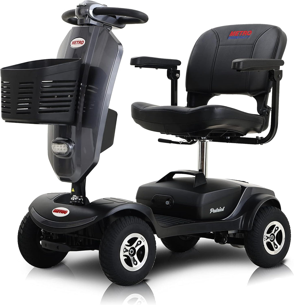 4 Wheel Electric Powered Mobility Scooter, 300 lbs Max Weight, 10 Miles Range Q1827