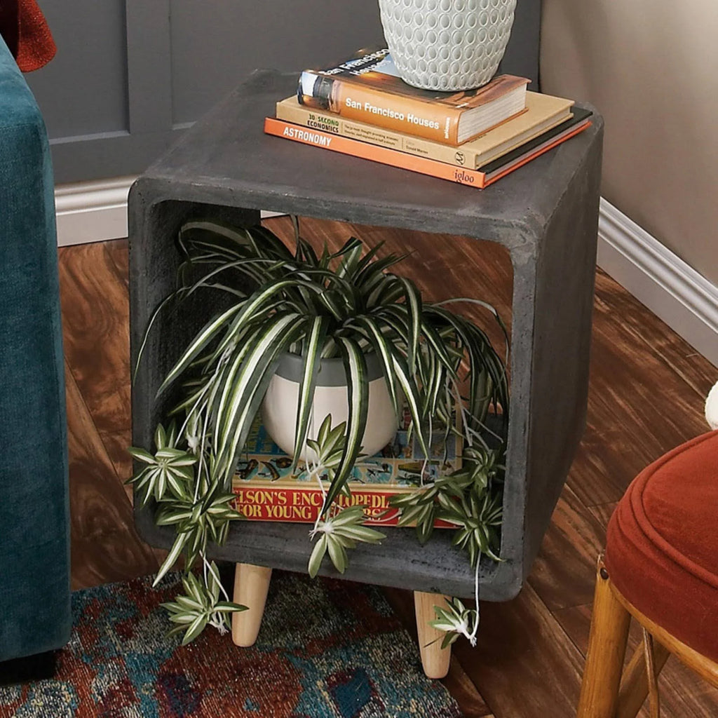 Fiberclay Square Accent Table W6635