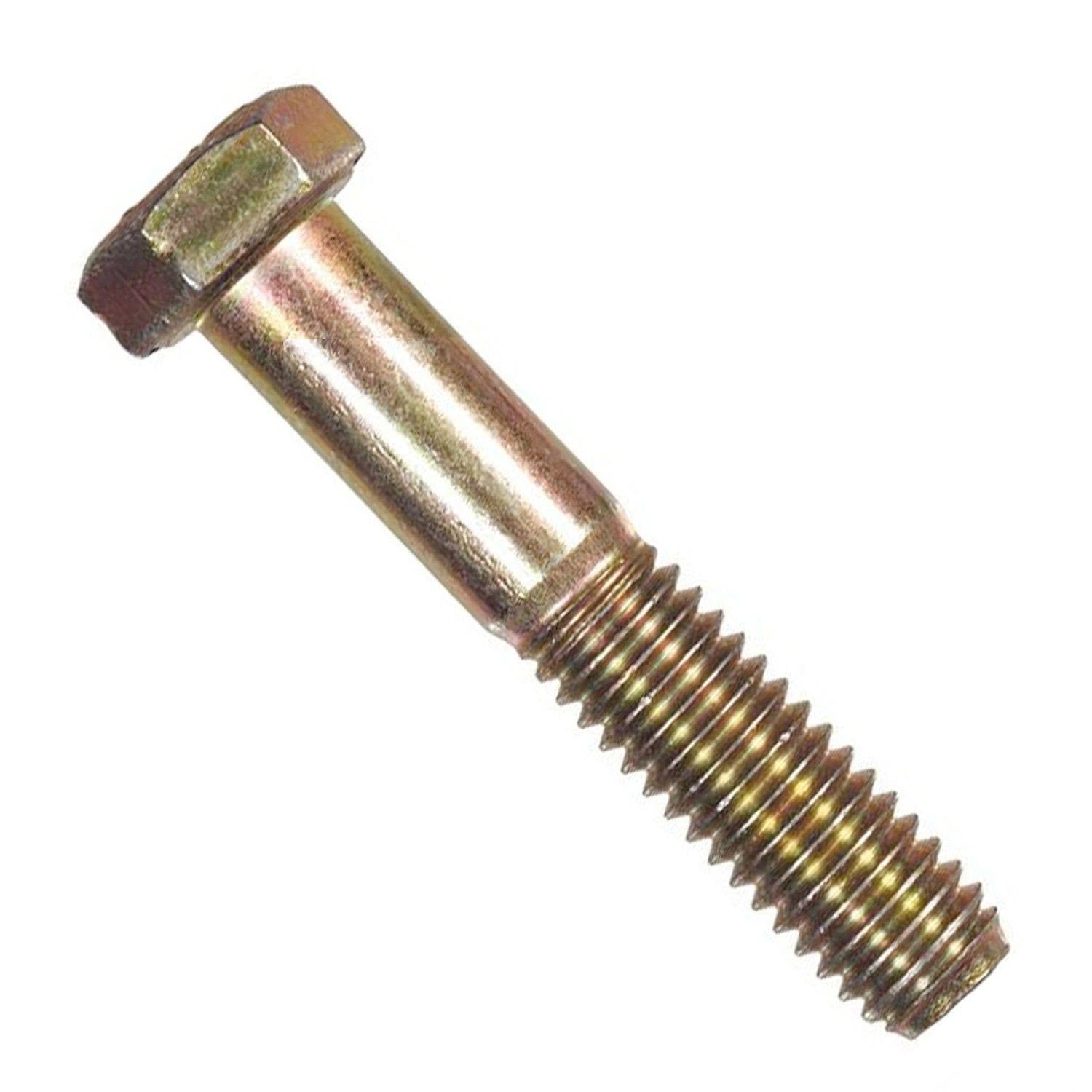 Yellow Zinc Hex Head Cap Screw Grade 8 W1173