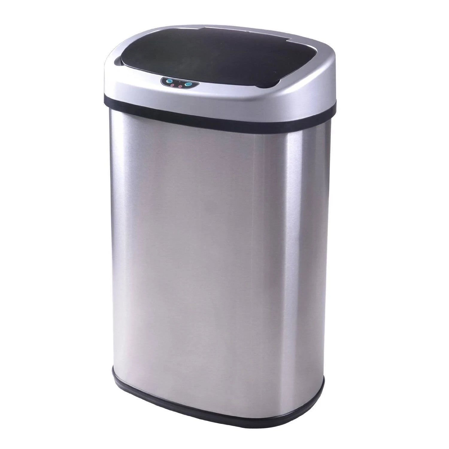 13.2-gallon Stainless Steel Touch Free Sensor Trash Can W645