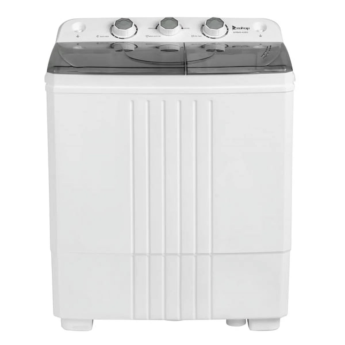 Semi-automatic Twin Tub Washing Machine, 20Lbs, White & Grey Z5998
