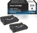 Black 25X 2-Pack Toner Cartridge for HP Printer M806 M830 L9900