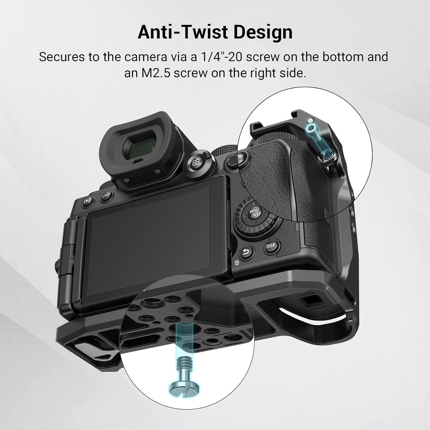 Aluminum Alloy Cage Kit for Panasonic S5 Camera B59012