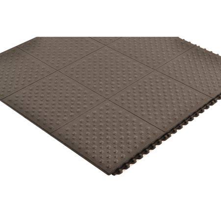Antifatigue Mat, Black, 3Ft. x 3Ft. U5072