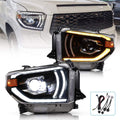 Black Housing Projector Headlights for Tundra 2014-2019 Y24446