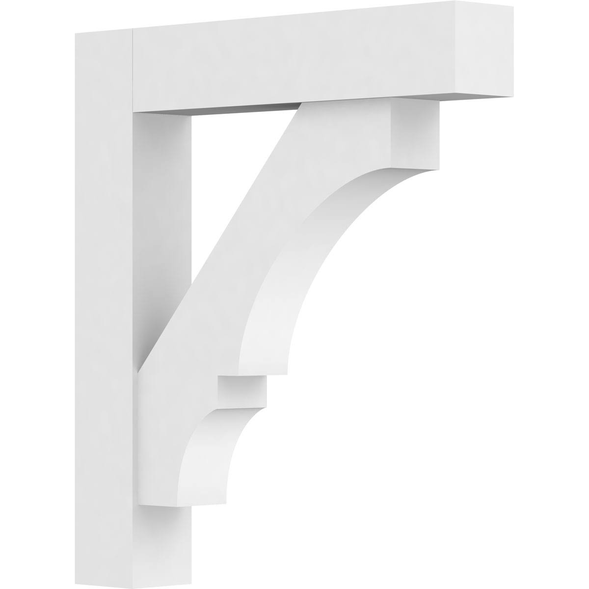 PVC Bracket with Block Ends N12856