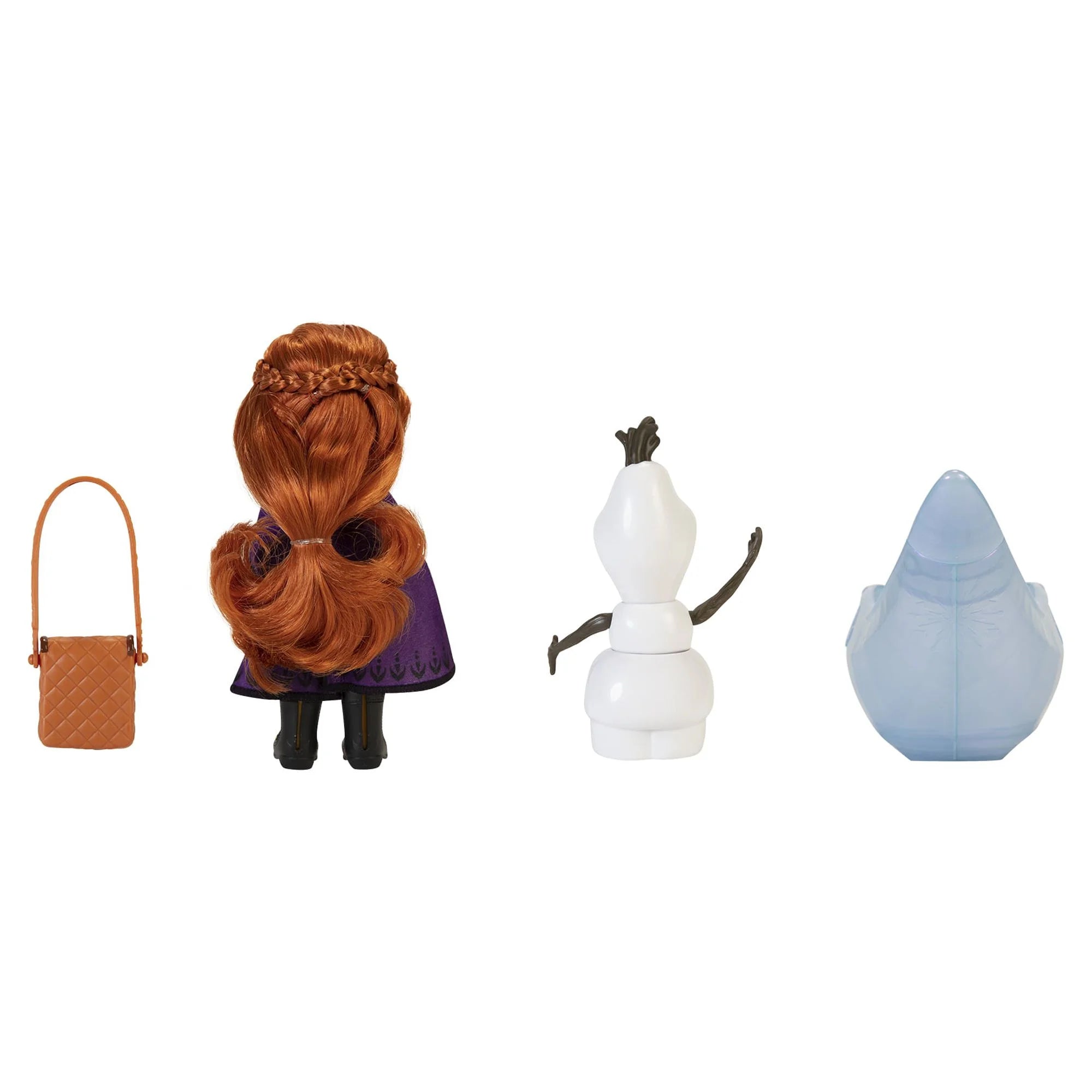Frozen 2 Petite Princess Anna and Ice Canoe Gift Set with Anna, Olaf Dolls, 6 inches tall P162