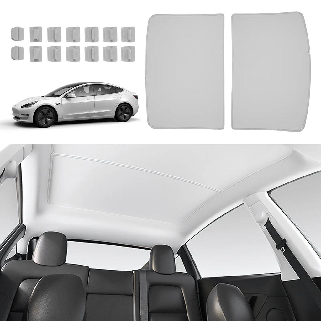 Foldable Roof Sunshade for Tesla Model Y J7852