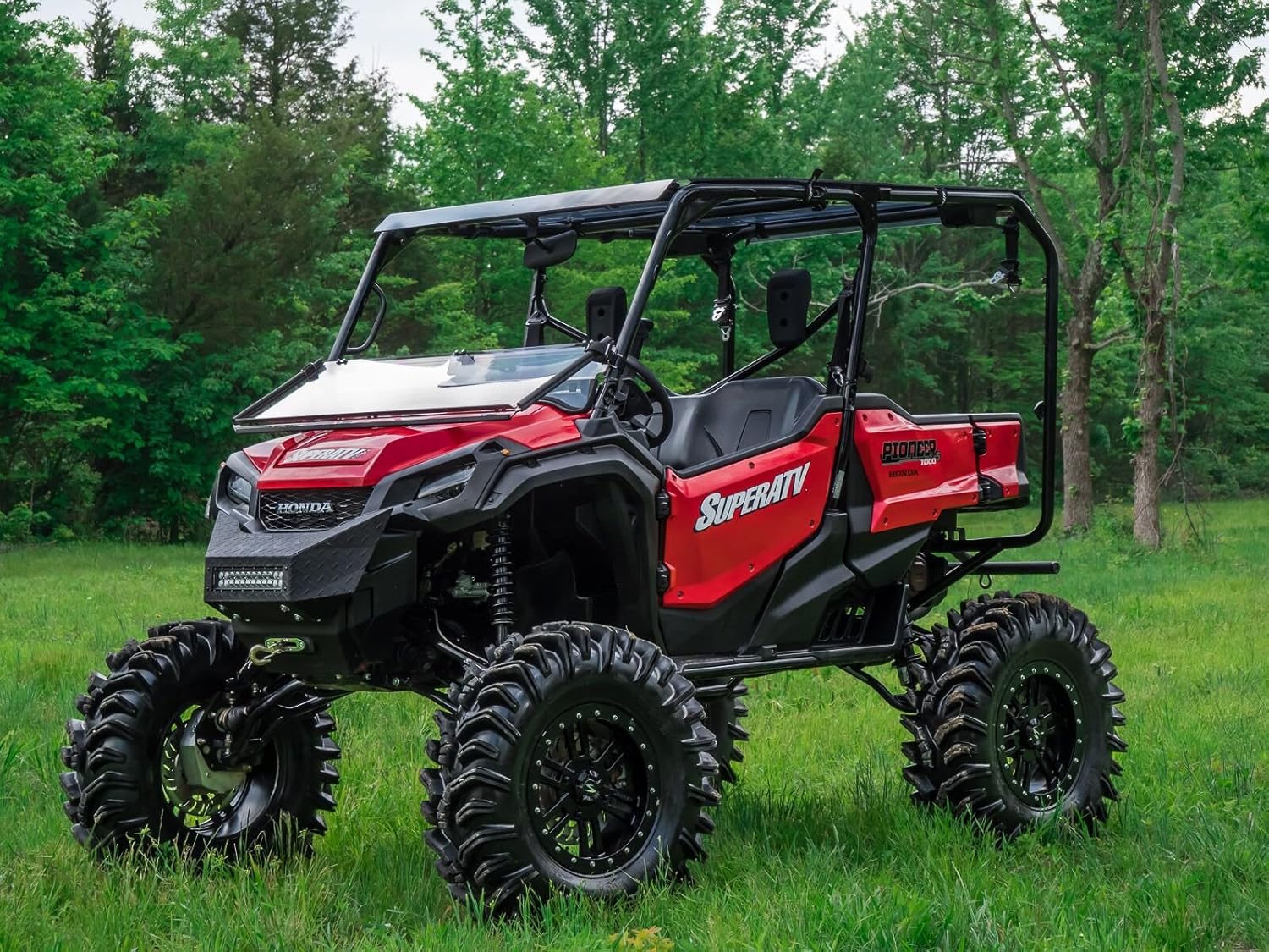 Flip/Fold Down 2-in-1 Windshield for Honda Pioneer 1000/1000-5 R758933