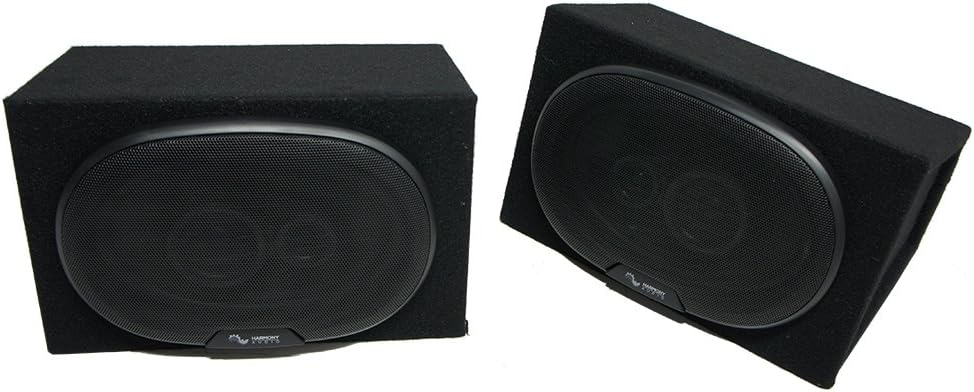 Black Dual 6x9 Speaker Box Enclosures Z15647