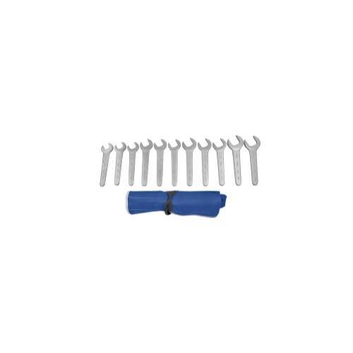 11 Piece Metric Chrome Wrench Set O91341