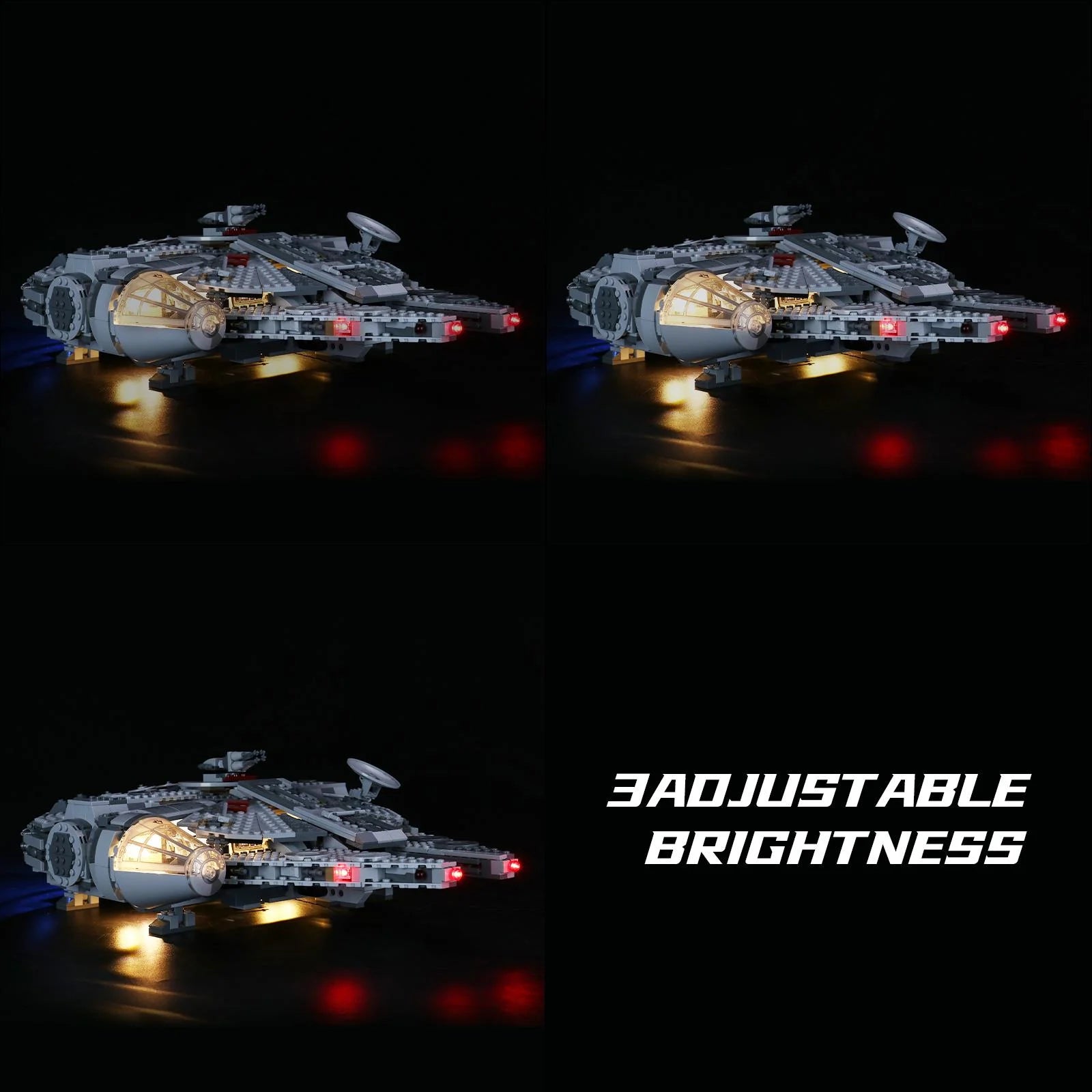 LED Lighting Kit for Millennium Falcon Building Model, Light Set with Remote Control V278130