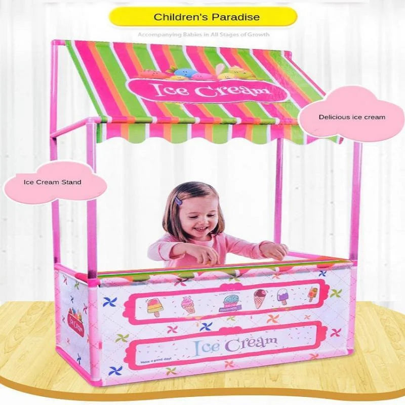 Colorful Ice Playhouse Tent Developmental Toys Pretend Game Y71144