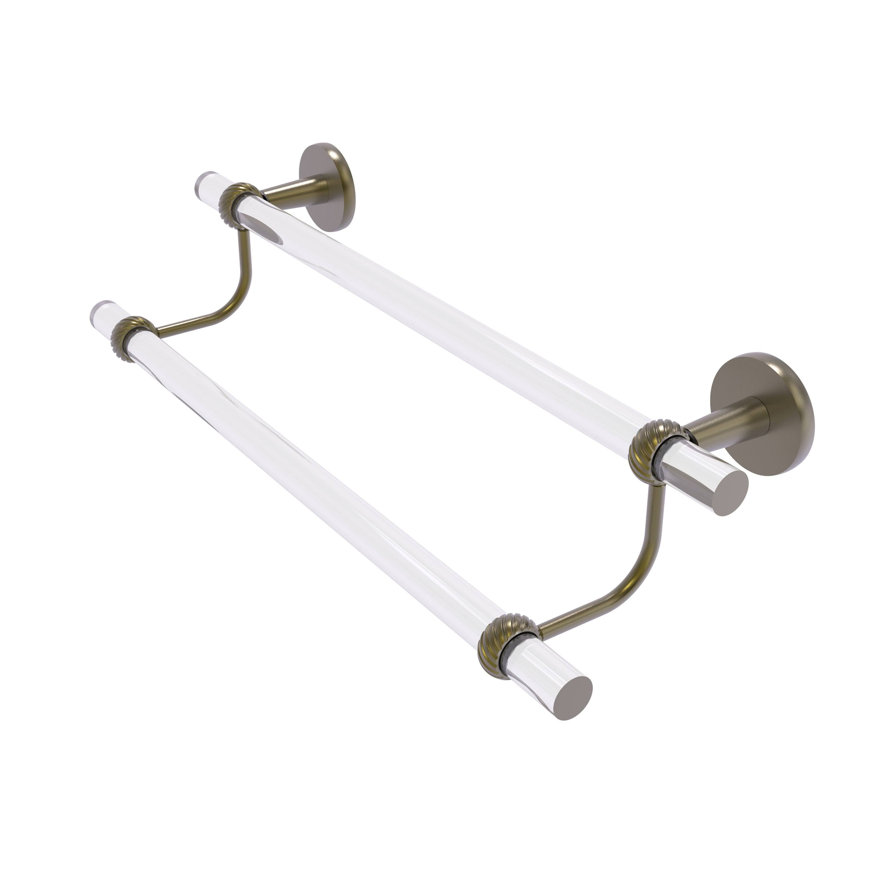Antique Brass 18 inch Double Towel Bar N287146