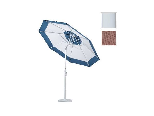 9 Feet Aluminum Market Umbrella Collar Tilt T865535