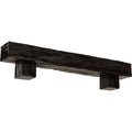Riverwood Faux Wood Fireplace Mantel Kit with Alamo Corbels, Premium Walnut S9894