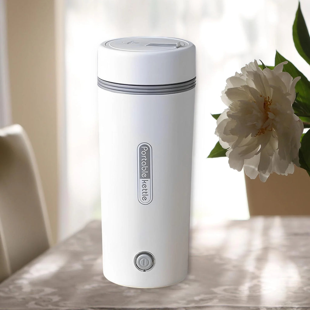 White Insulated Electric Hot Water Kettle Y2072
