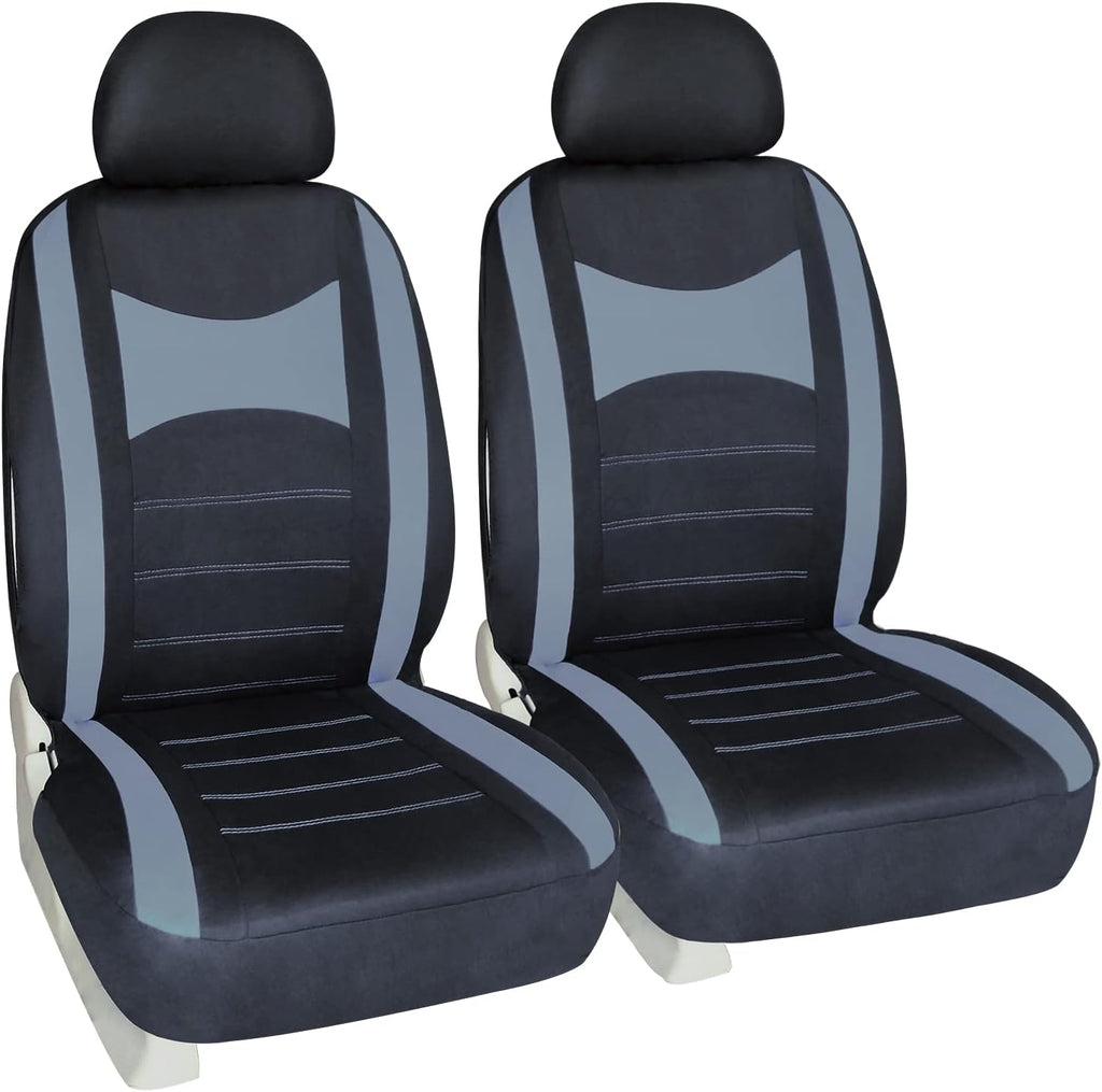 Black Universal Car Seat Covers 2PCS I228921