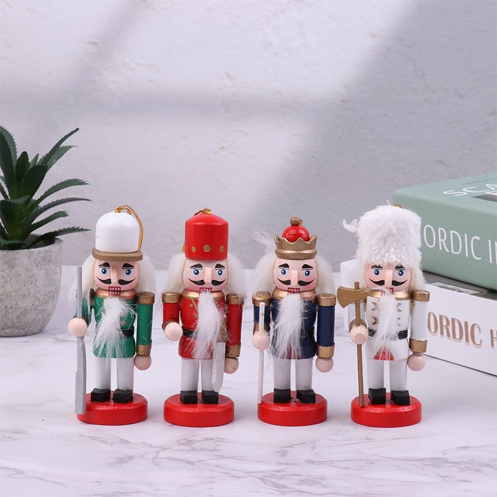 Mini Wooden Nutcracker Doll Soldier Ornament F12700