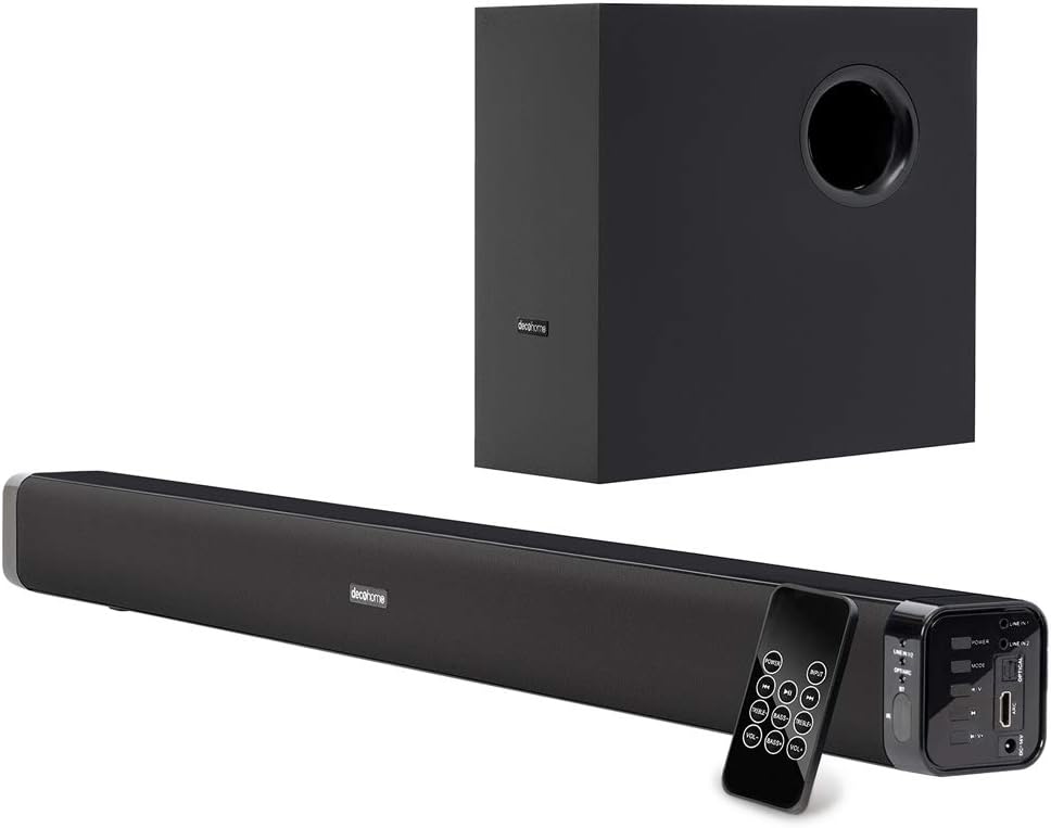 75 Inch 4K Smart UHD TV Bundle with Soundbar with Subwoofer, Wall Mount Accessory Kit, 6FT 4K HDMI 2.0 Cables E138