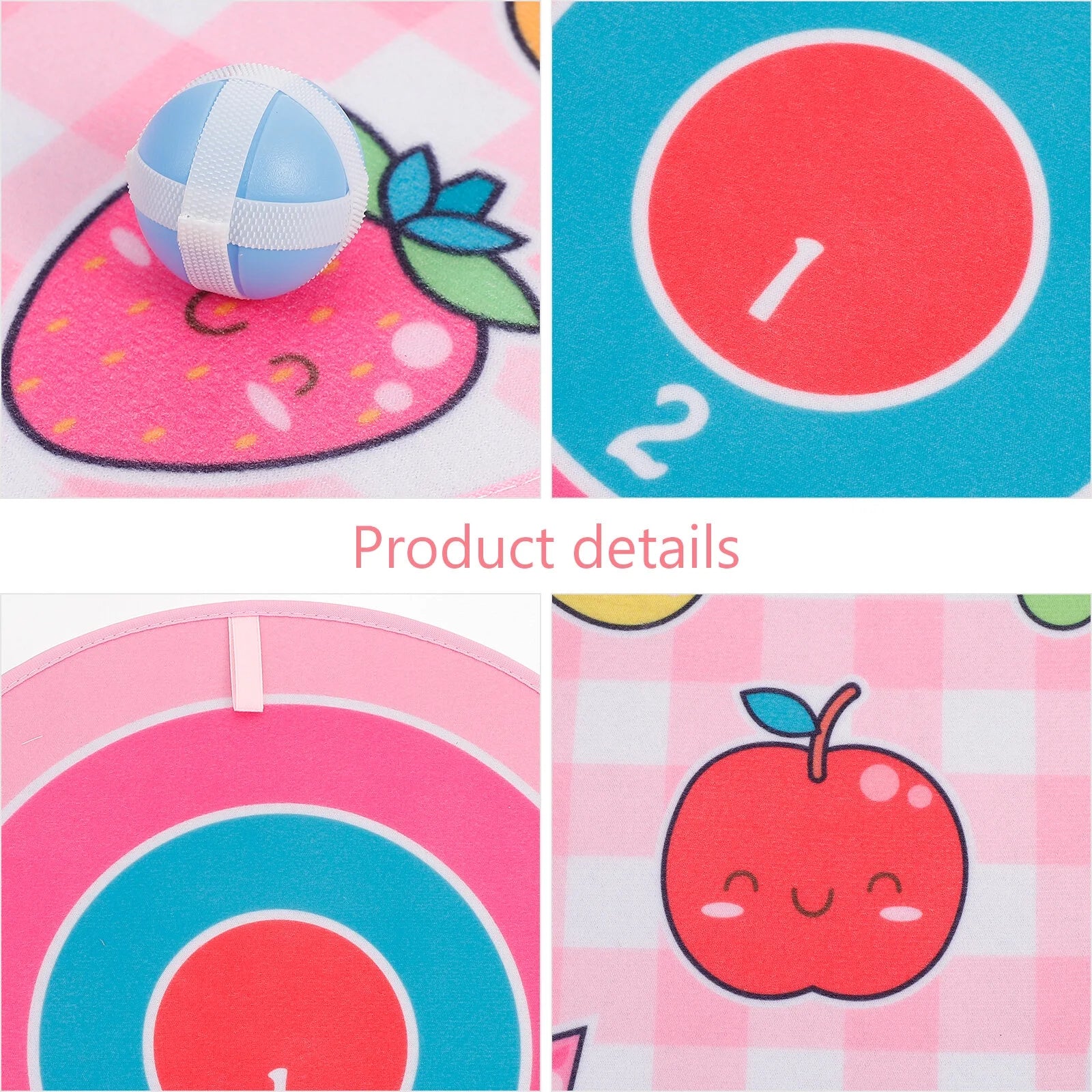 Fruit Pattern Dart Board Toy Set U194