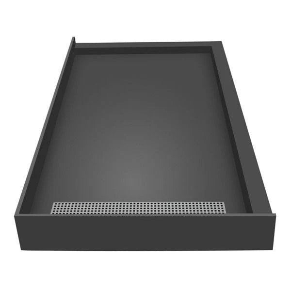 Double Threshold Shower Base with Drain Grate W51031