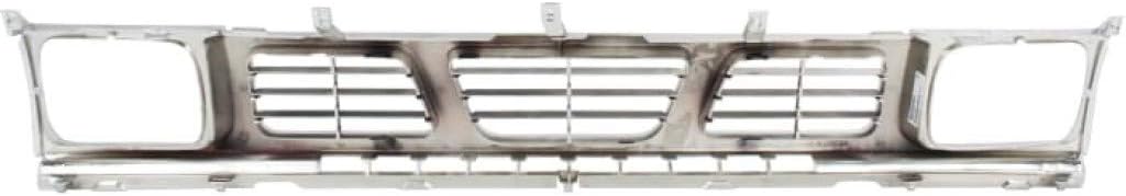 Chrome Shell Plastic Grille Assembly for Nissan Pick Up 1995 1997 S330935