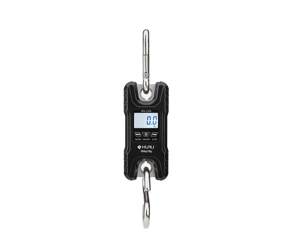 Black Pack of 2 Portable Digital Hanging Crane Scale R17297