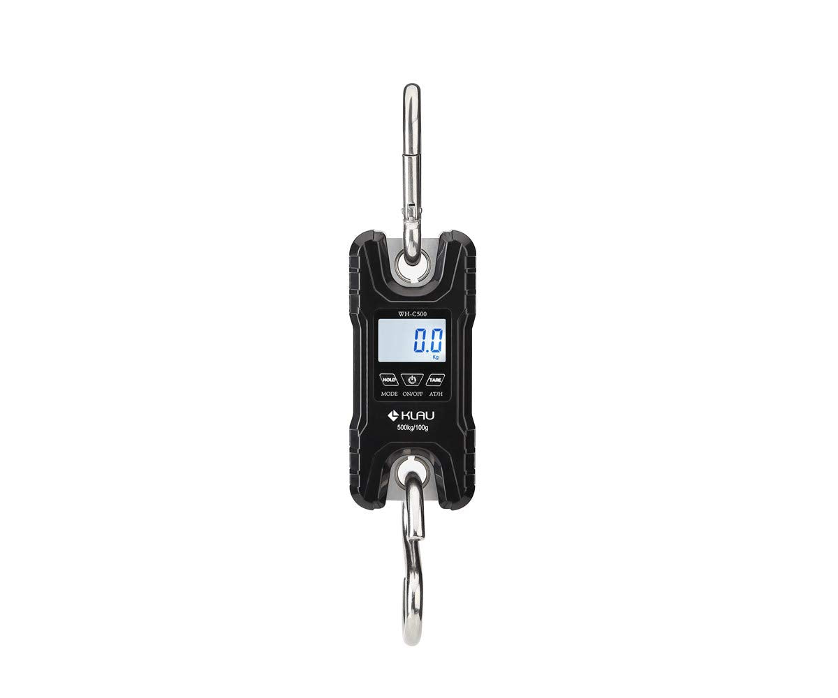 Black Pack of 2 Portable Digital Hanging Crane Scale R17297