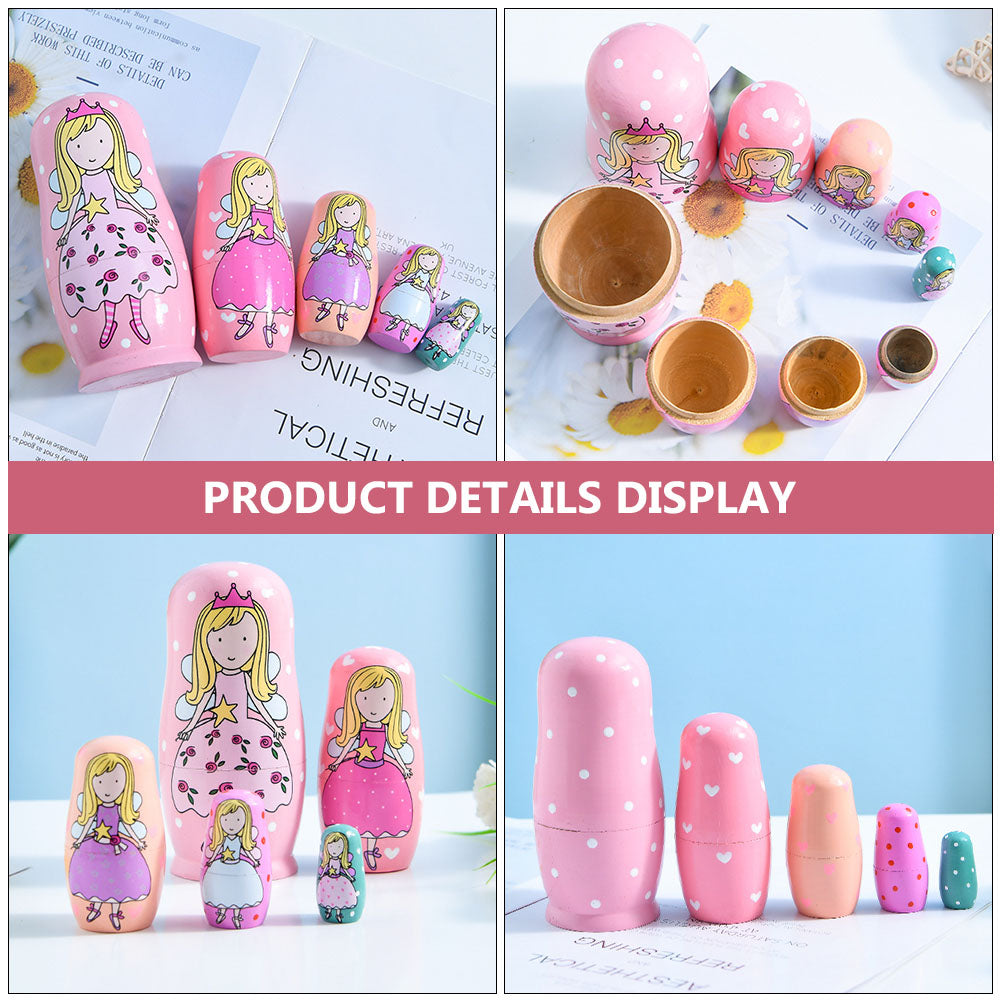 5Pcs Matryoshka Doll Toy L3555