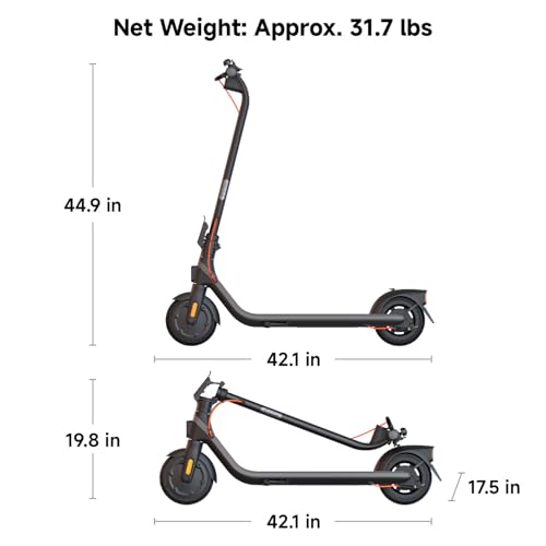 Electric KickScooter with 8.1" Shock-Absorbing Tires E339127