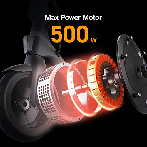 Electric KickScooter with 8.1" Shock-Absorbing Tires E339127