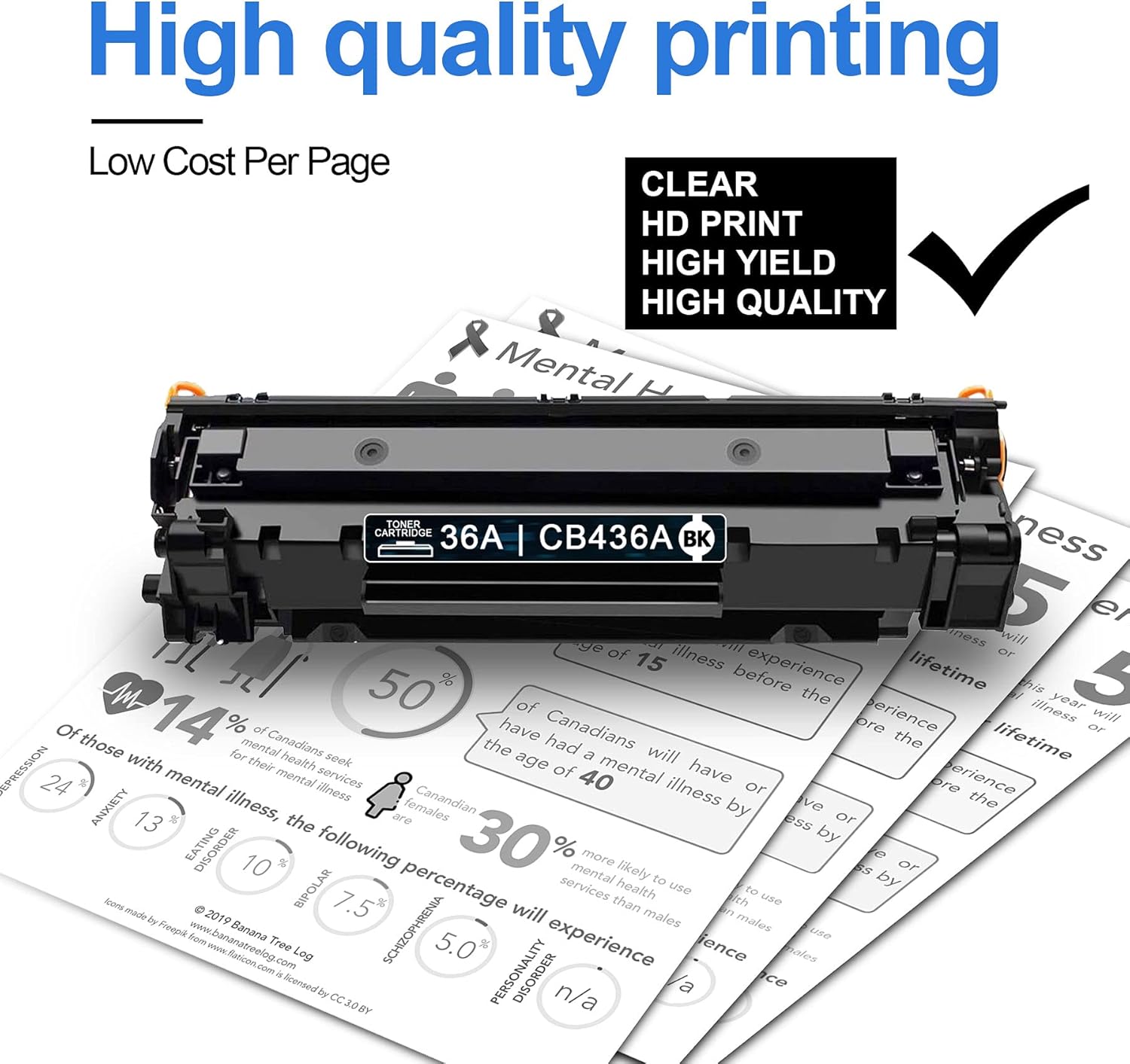 36A Toner Cartridge 4 Pack Black R479553