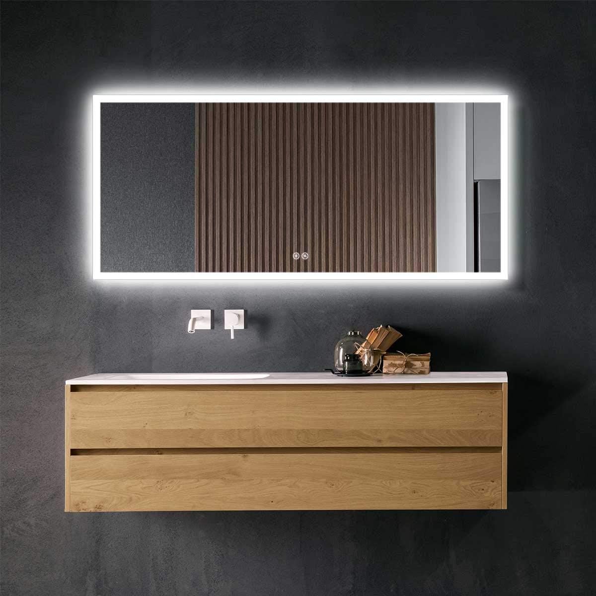 LED Bathroom Mirror with Touch Button G213