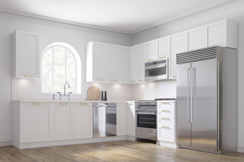 Shaker White Stock Wall Cabinet N28601