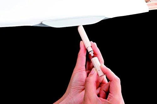 Elongated Heated Bidet Seat with Side Panel Contr Canvas White E6163