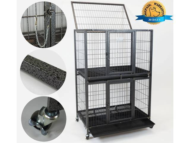 Pet Crate with Black Plastic Tray P218