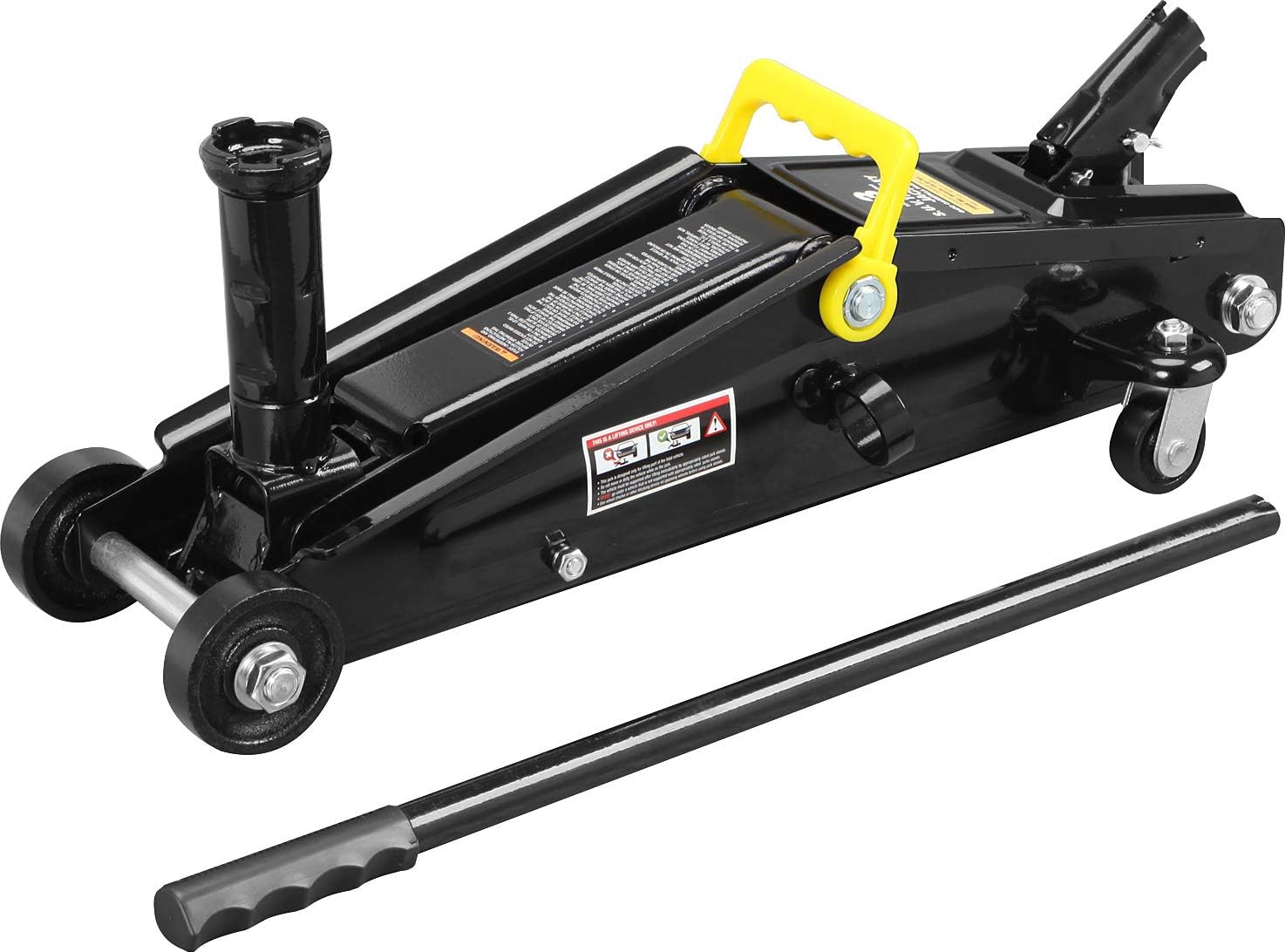 Hydraulic Trolley Floor Jack, 3 Ton (6,000 lb) Capacity, Black G58154