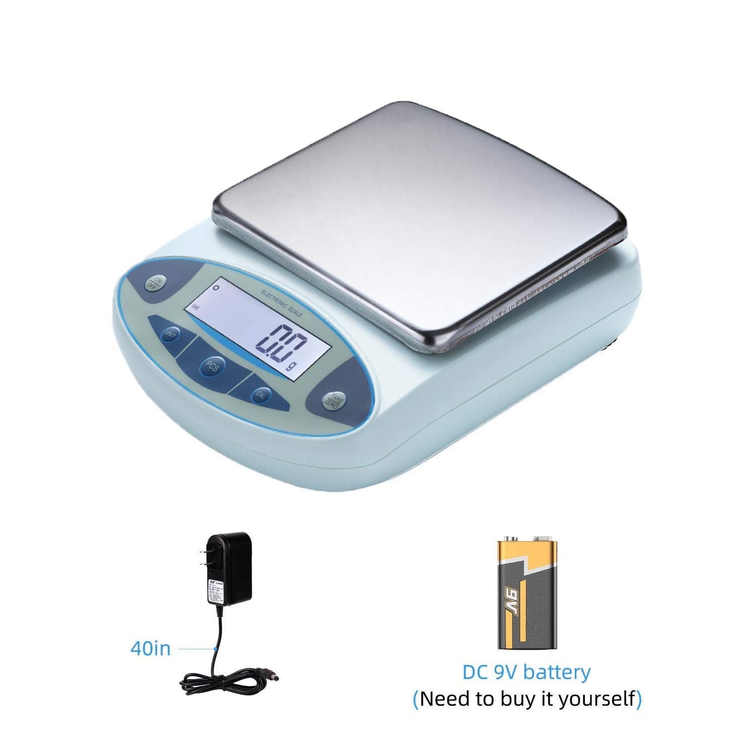 5kg x 0.1g Digital Electronic Balance Scale O6146