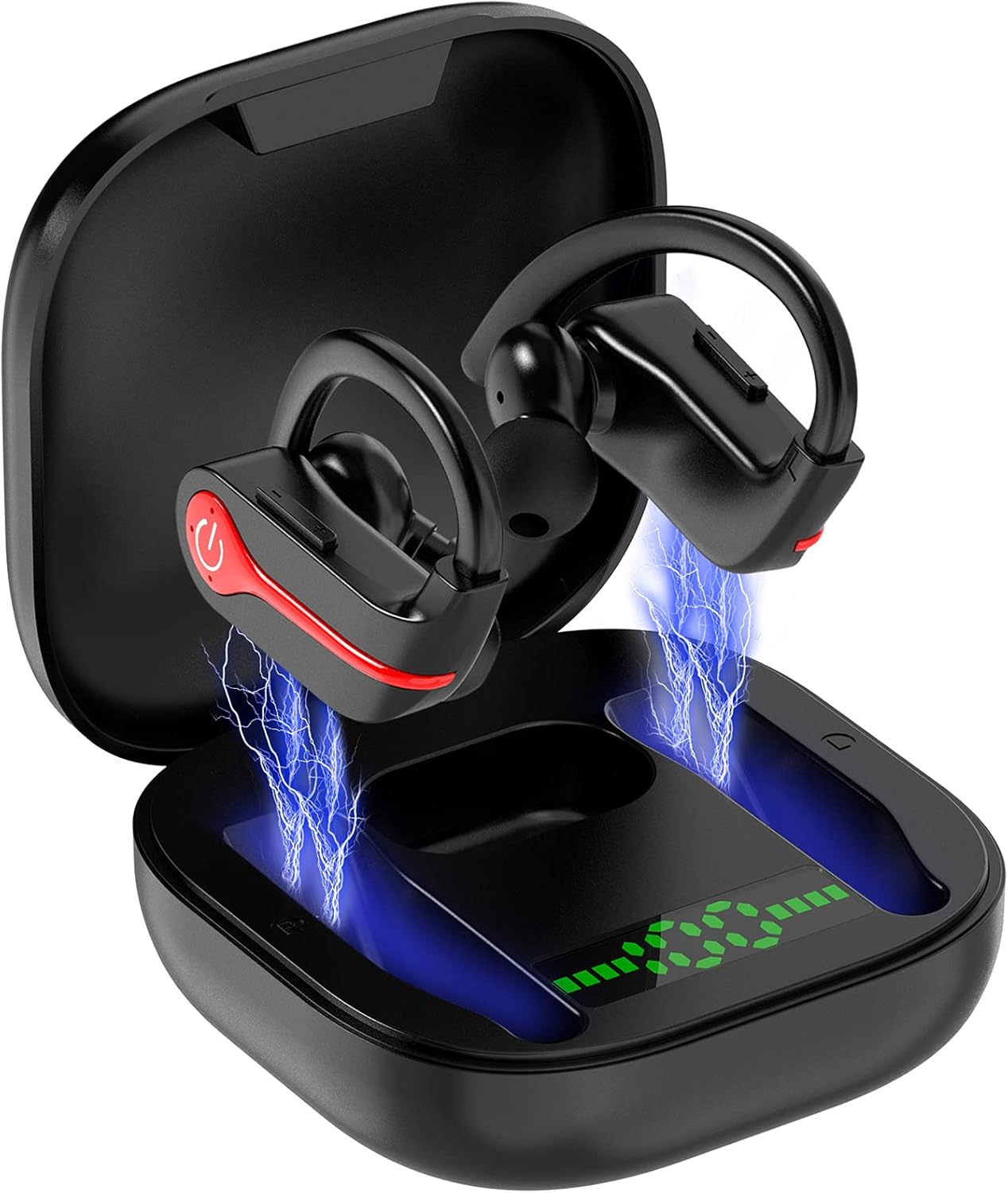 Wireless Earbuds Bluetooth 5.1 Noise Cancelling with Mic IP7 Waterproof 40H Playtime Pack of 2 N59526