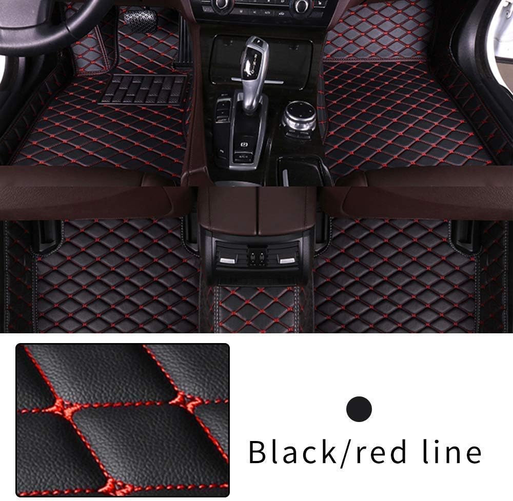 Black XPE Leather Full Coverage Car Floor Mat M493