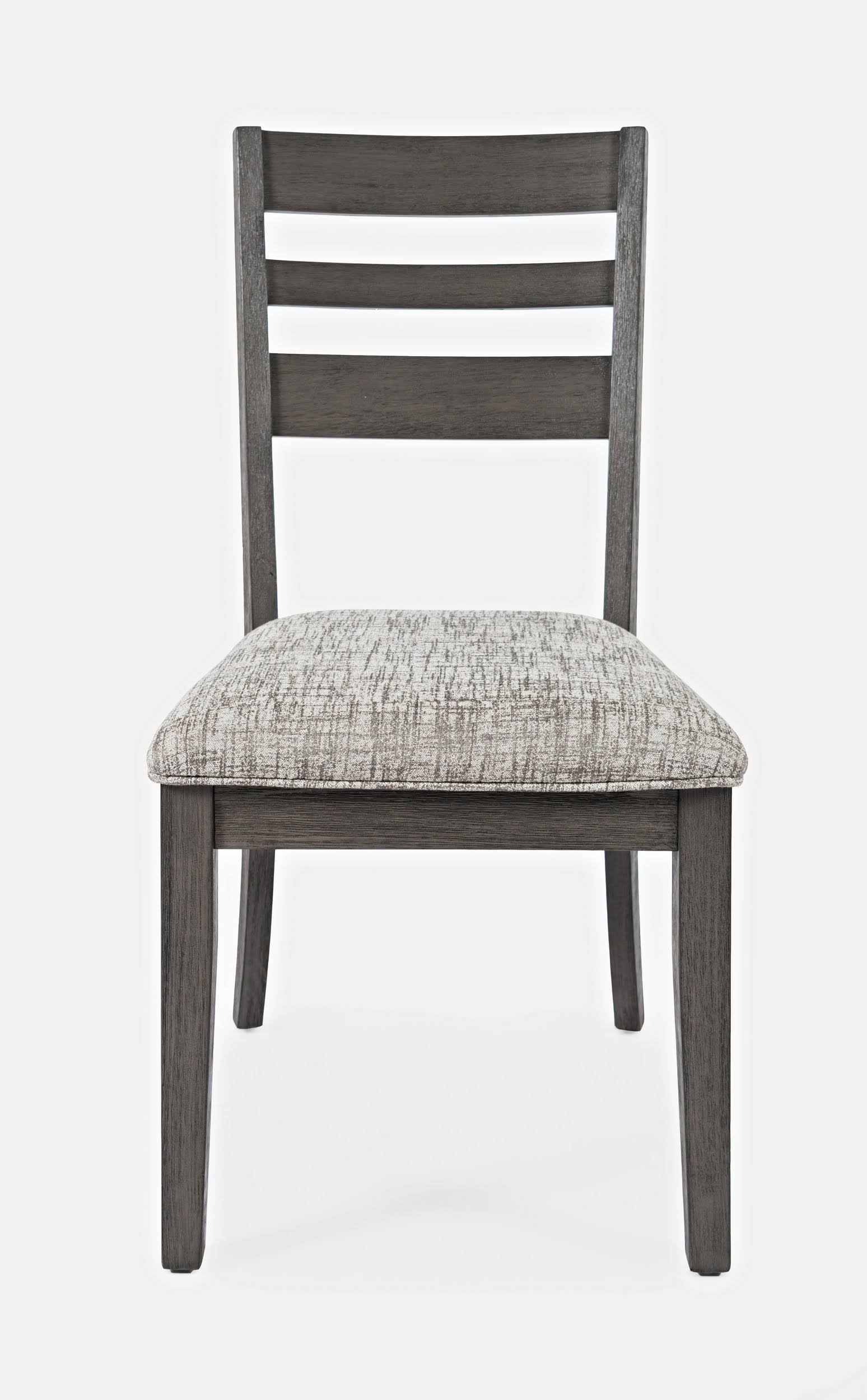 Brushed Gray Ladderback Chair Set of 2 J6414